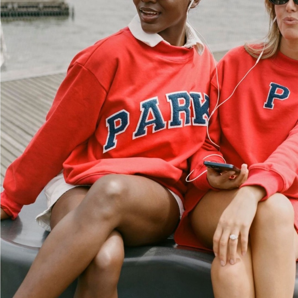 Parke Red Mockneck